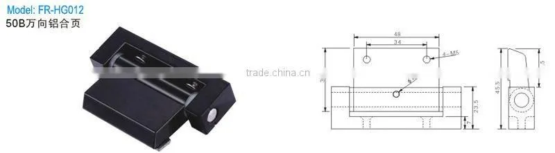 double door aluminum alloy handle