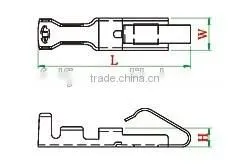 Automotive wire connector terminal