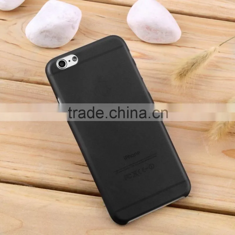 Black Transparent Ultra Thin Matte Hard Cover Case For Apple For iPhone 6 4.7"Hot Worldwide
