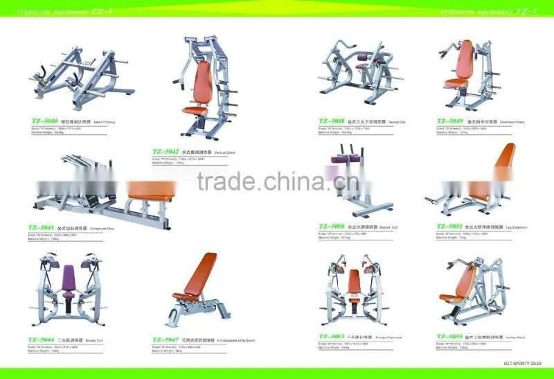 best selling fitness manchine TZ-5031 Dual-Pulley Lat Pulldown Tower