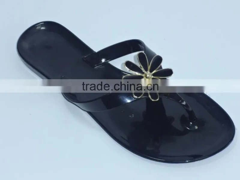 PVC Jelly Good quality T strap Slipper 2015