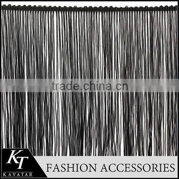 China Manufacturer offer Custom fashion long tassel and fringe