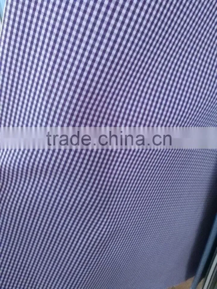 100% Cotton Yarn Dyed Printed Shirting Fabric