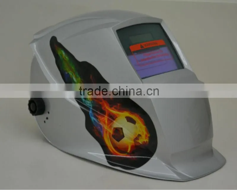 Flame Skull Auto Darkening Welding Helmet/Mask for Welding with 9-13