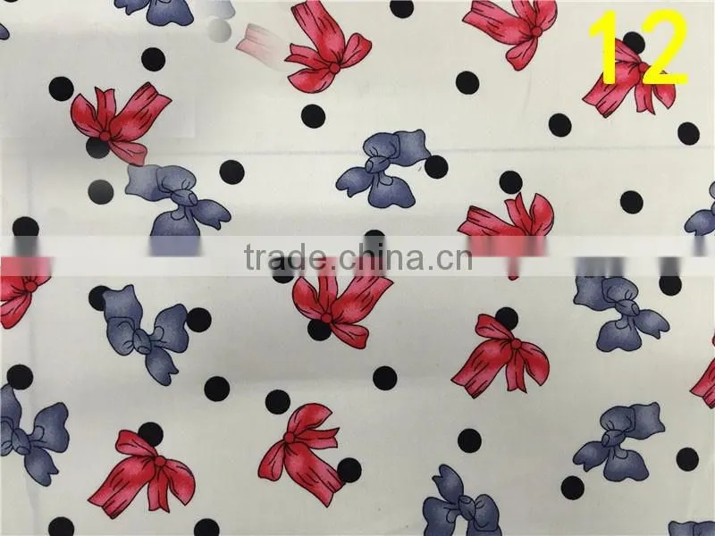 100% printed viscose stock wholesale shirting fabric
