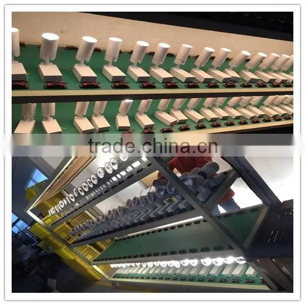 Mordern designed 30W cob led track light ,led track spot light fixture