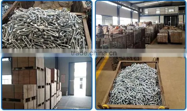China Exporter Hot-Dip Galv Forged Turnbuckle With Hook And Eye