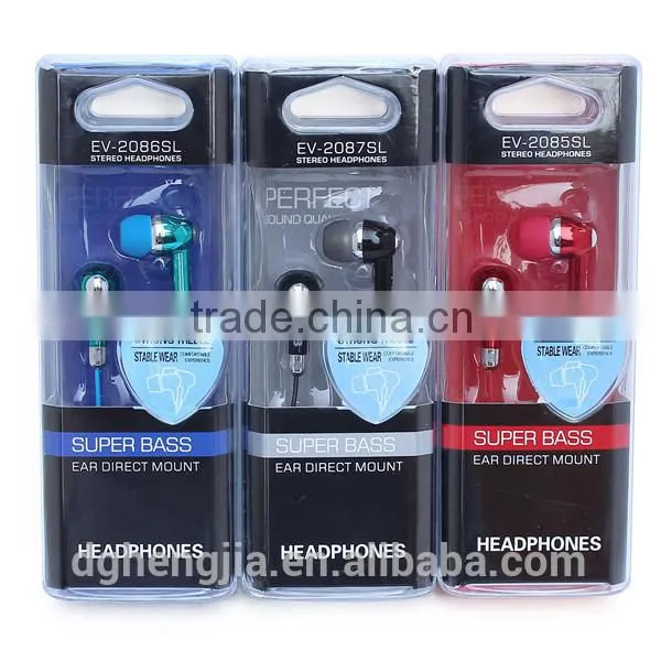 Factory direct sale earphone cable with mic, earphone headphone with mic, cheap earphone with mic