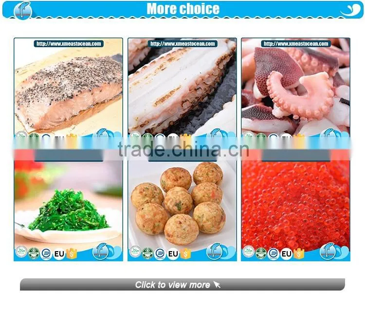 High quality seasoned flying fish roe frozen tobiko for sushi