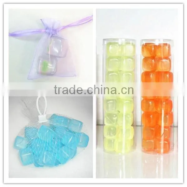 Food Grade Fake Plastic Ice Cubes