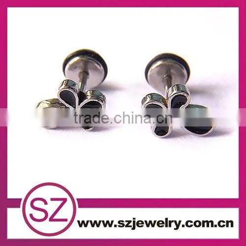 D95 stainless steel stud magnetic earrings