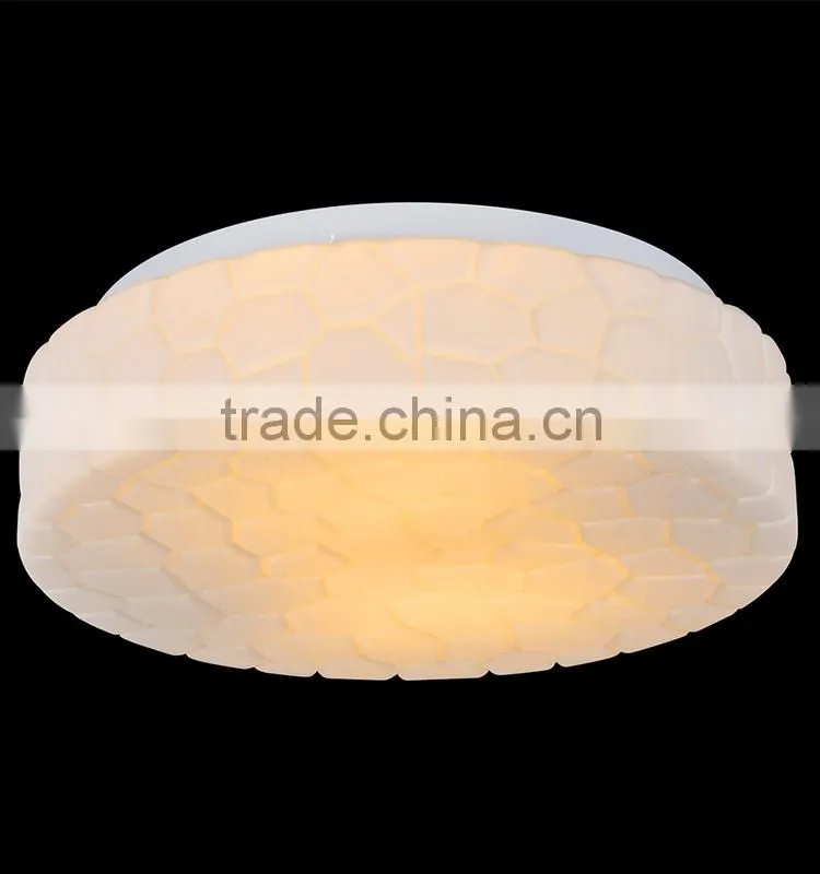 2015 the latest design decorative glass indoor Energy saving ceiling lighting