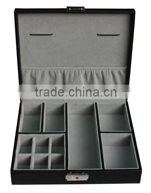 OEM Black leather jewelry box