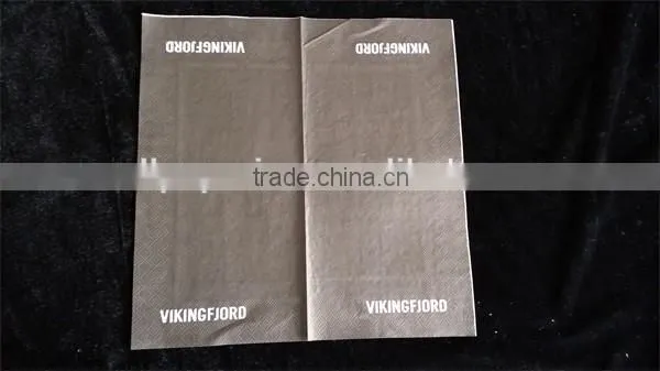 20 Plain Solid Colors 2ply Luncheon Dinner Napkins Paper logo printed by customers Black