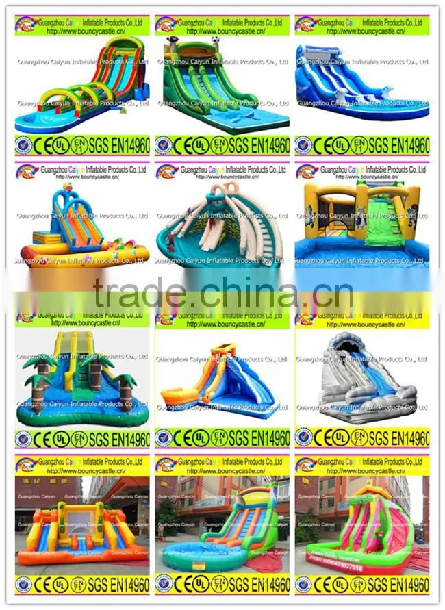 Biggest inflatable water slide type inflatable giant water slide for sale