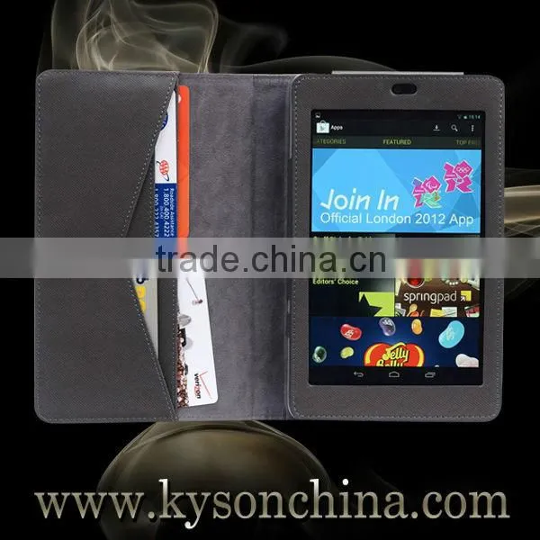 Multiangle stand leather tablet case for google nexus 7