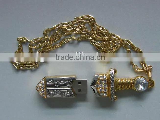 Promotional Gift Sword Shape Pendant USB With Cheap Price