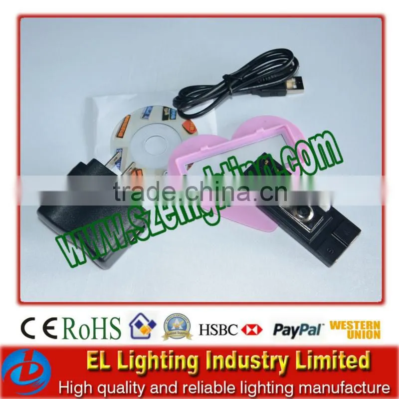 LED name Badge,heart-shaped led badge
