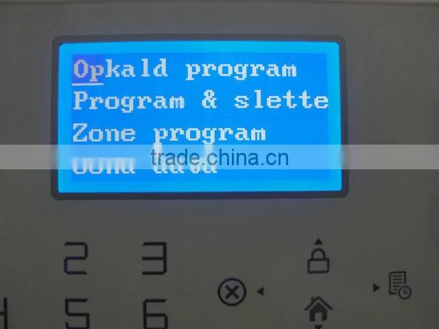 GSM+PSTN network based Home auto dial alarm system with internal antenna