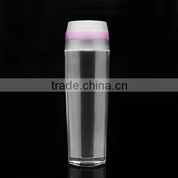 cylinder lotion bottle with mist sprayer