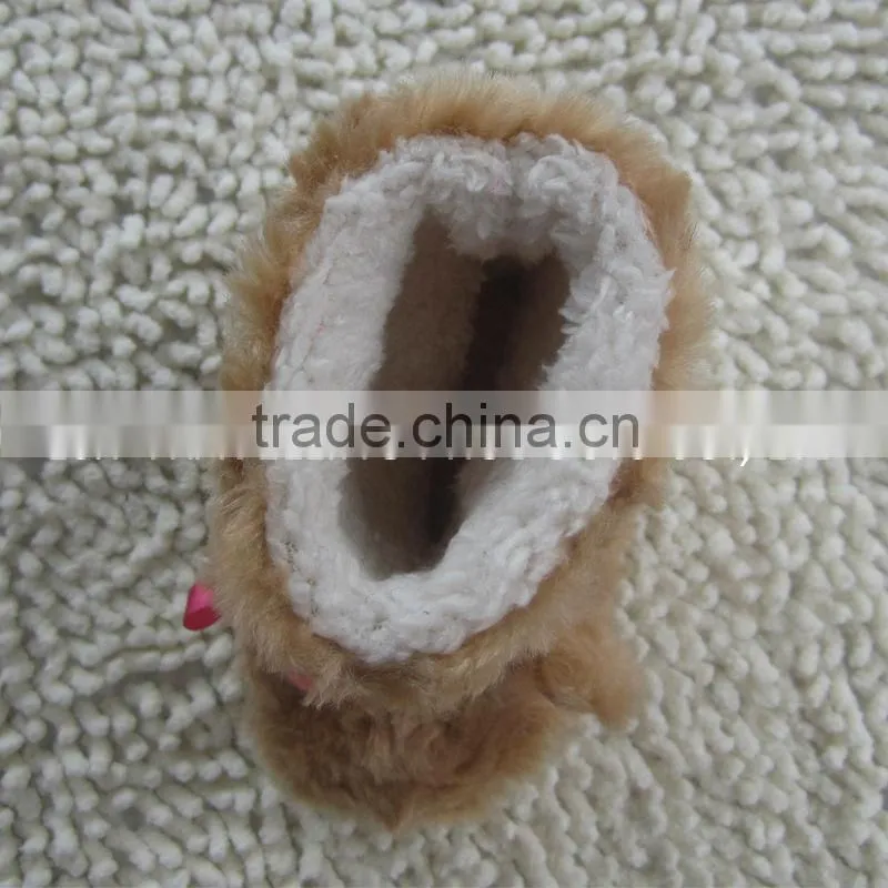 Premium quality indoor comfortable microsuede warm baby boots