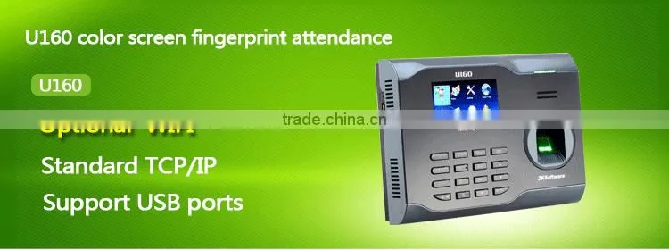 Dealership Wanted ZK Tech Components For Wifi Fingerprint Biometric Break in/out Time Tracking Terminal HF-U160