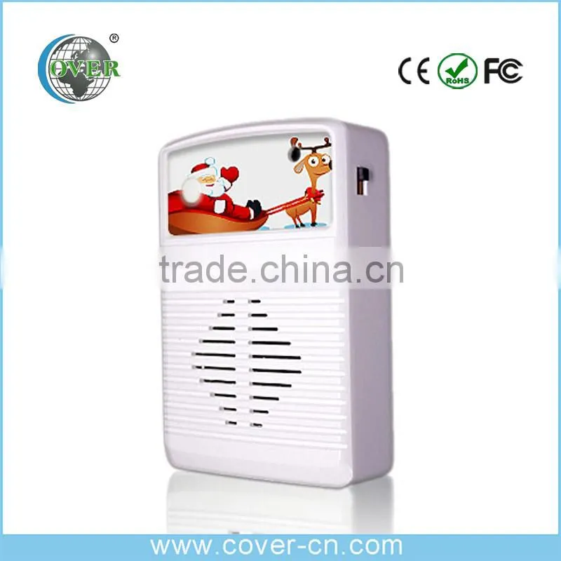 Sound recordable wireless doorbell,custom doorbell sounds