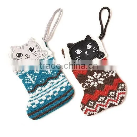 Custom desing coin purse 100% acrylic material knitted latest design ladies purse