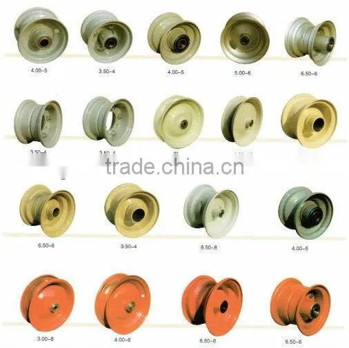 new wheel barrow wheels part rim for 400-8 wheels & spoke