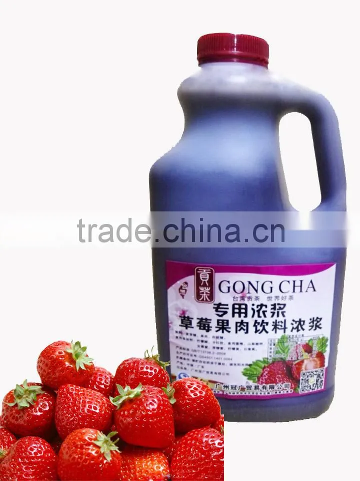 Strawberry concentrate fruit juice