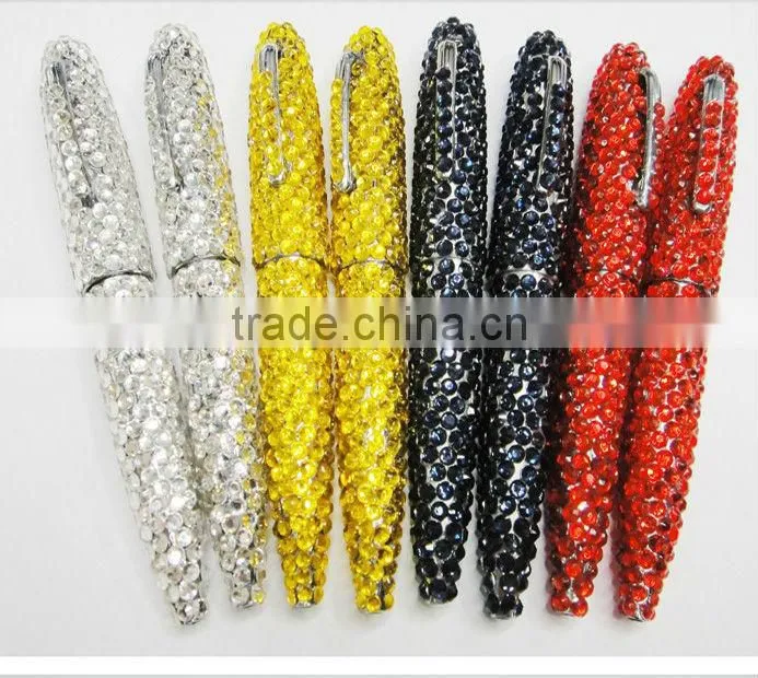 2016 OEM new product bling rhinestone scissors for students China supplier BY 1887