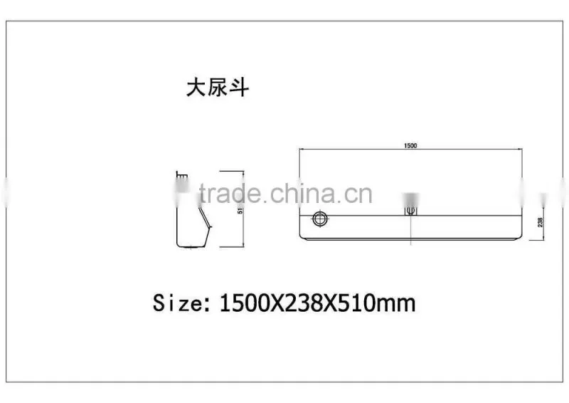 urinals for sale withurinal dimension imported china products
