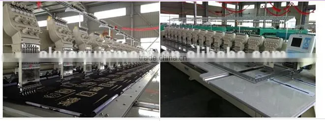 different head machine embroidering machine 4 heads needles embroidering machine