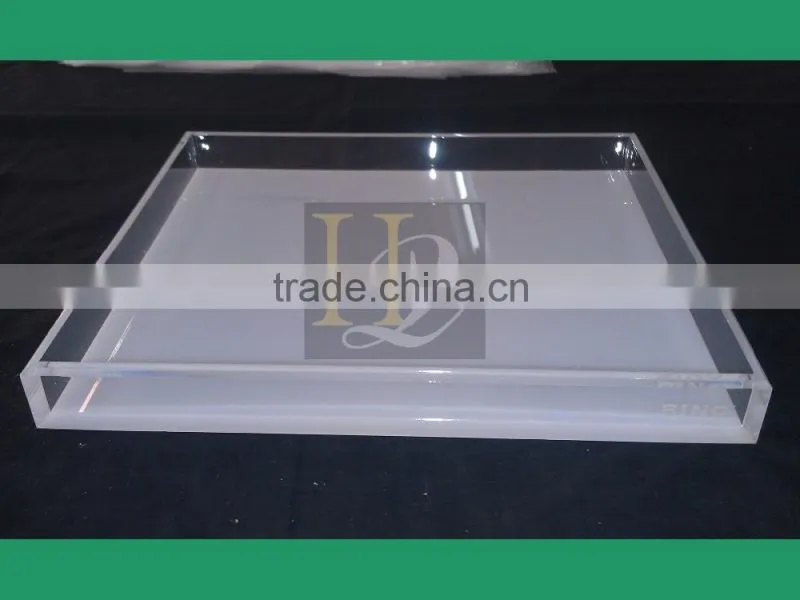 Colorful Square acrylic tray coffee tray