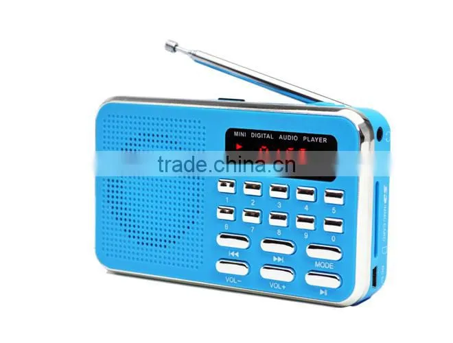 Robot-228u Hi-FI ultra-thin portable mini usb radio,card speaker,Digital audio player
