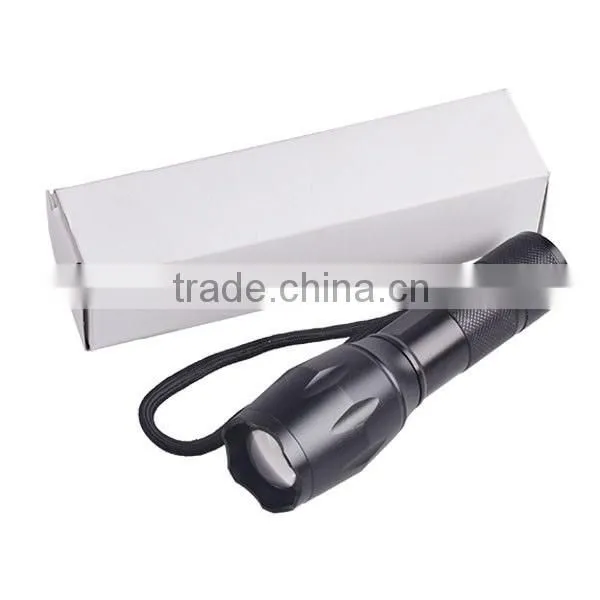 XML T6 Water Resistant Camping Torch Adjustable Focus Zoom Tactical Flashlight