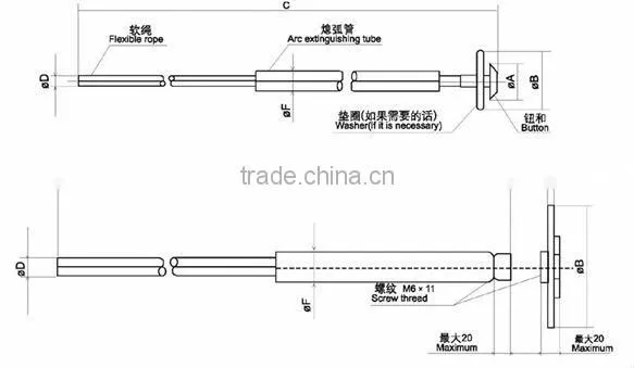 Wenzhou Yika IECK & T Type Fuse Link The Electrical Goods Yueqing Zhejiang China