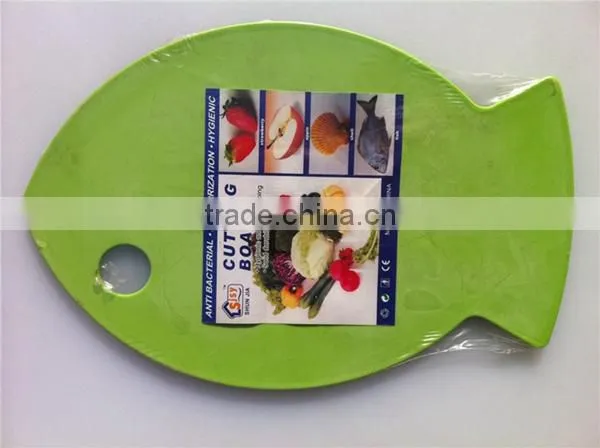 fish shape cutting board, BPA free plastic cutting board