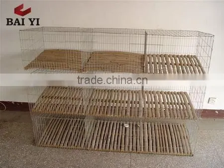 BAYI Cheap Large Metal Tier Cage For Big Female Rabbit / Breeding Rabbit / Commercial Rabbit