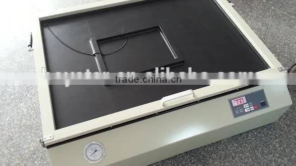 Tabletop vacuum UV exposure unit for screen printing frame