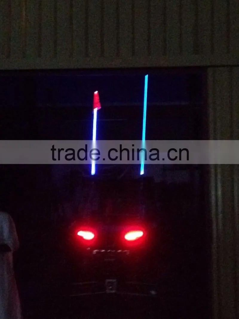 wholesale car roof led flags 4ft 5ft 6ft 12v multi colors car roof decorative car antenna