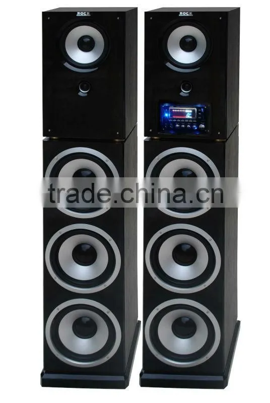 2.0 dj bass big speaker With USB SD FM RC LED DISPLAY