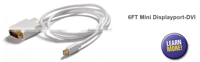 sumsung led tv female mini displayport to dvi adapter