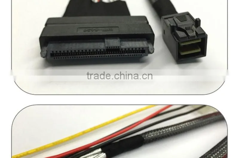 1m Mini SAS SFF-8639 68P to SFF-8643 36P Straight Cable