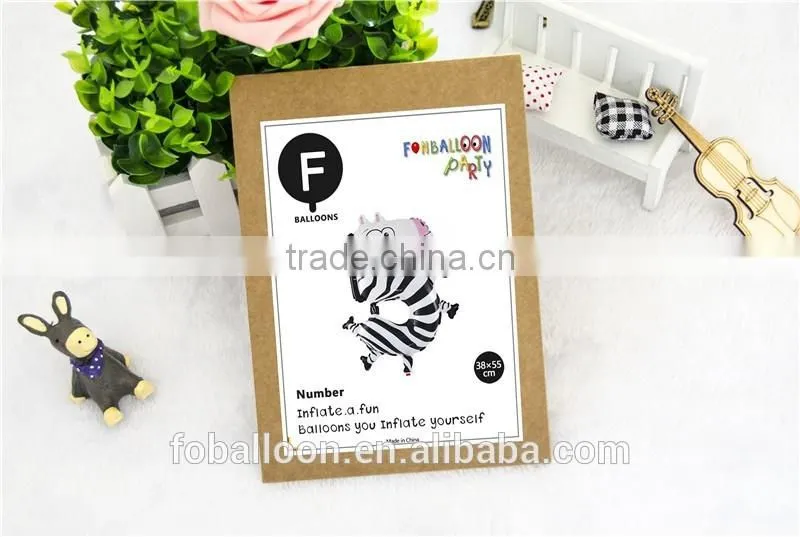 Hotsale Cheap inflatable alphabet shaped animal shaped helium letter foil balloon party decoration