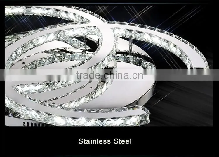 K9 Crystal Chandelier 220V Modern LED Crystal Ceiling Lamp