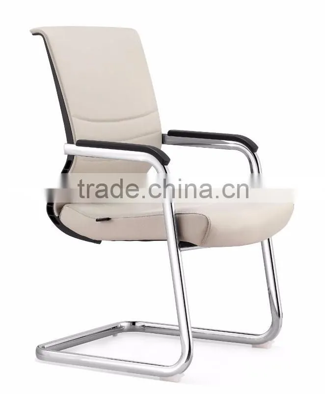 Low price leather office visitor chair for office reception