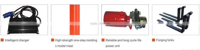 Semi-electric hydraulic stacker-- Semi-power forklift stacker-- SPN10