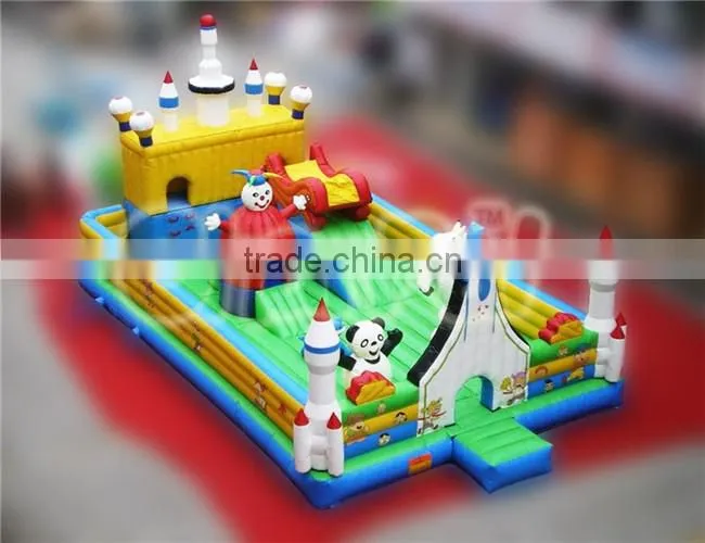 giant inflatable obstacle course for sale, airplane inflatable amusement park, inflatable fun city