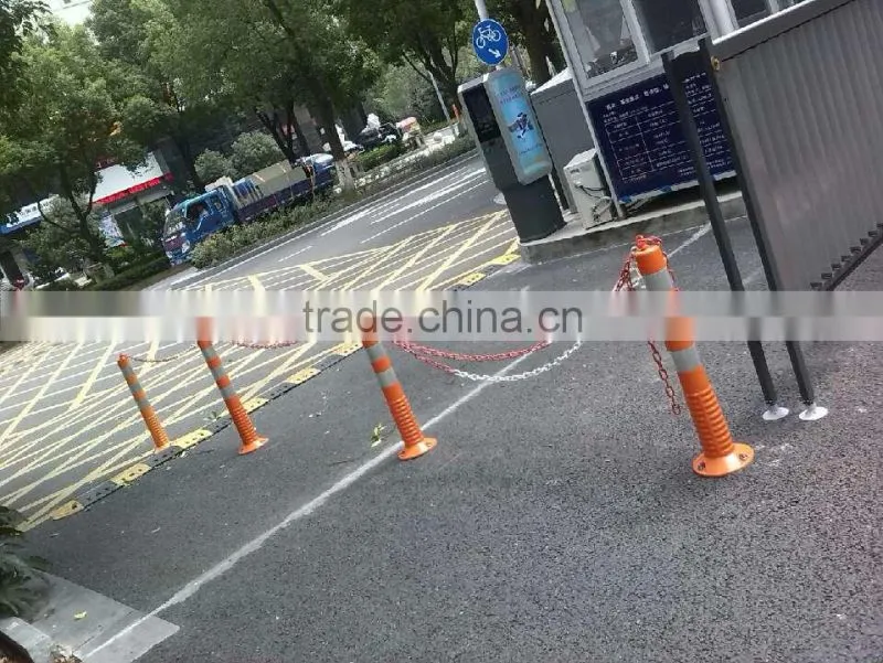 Orange Warning reflective pole handrail stanchions safety barrier